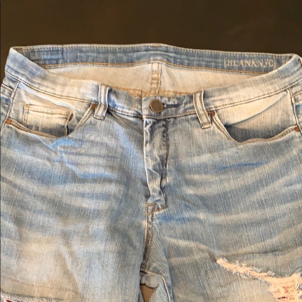 Blank NYC Distressed Bootcut Jeans